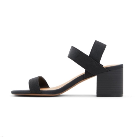 NIB NEW IN BOX! Nordstrom Call it Spring Black Stalaya Block Heel Sandals 8 - Picture 13 of 15